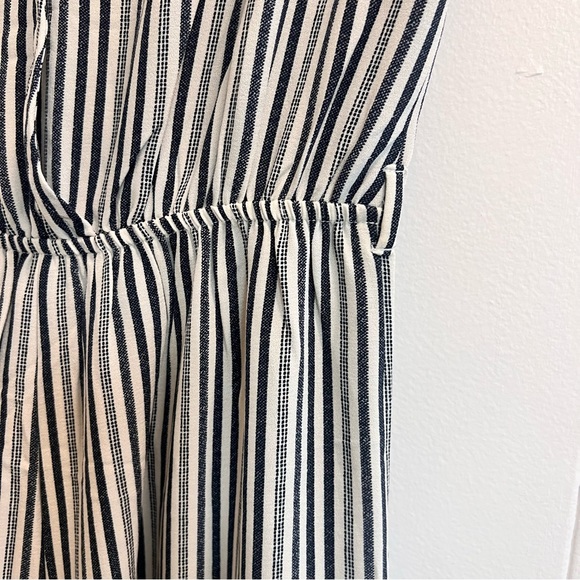 Monteau, SZ M, Striped Wide Jumpsuit, No Belt - Picture 5 of 7